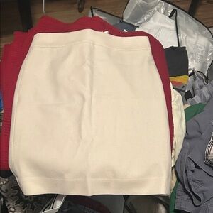 J. Crew Cream Pencil Skirt
